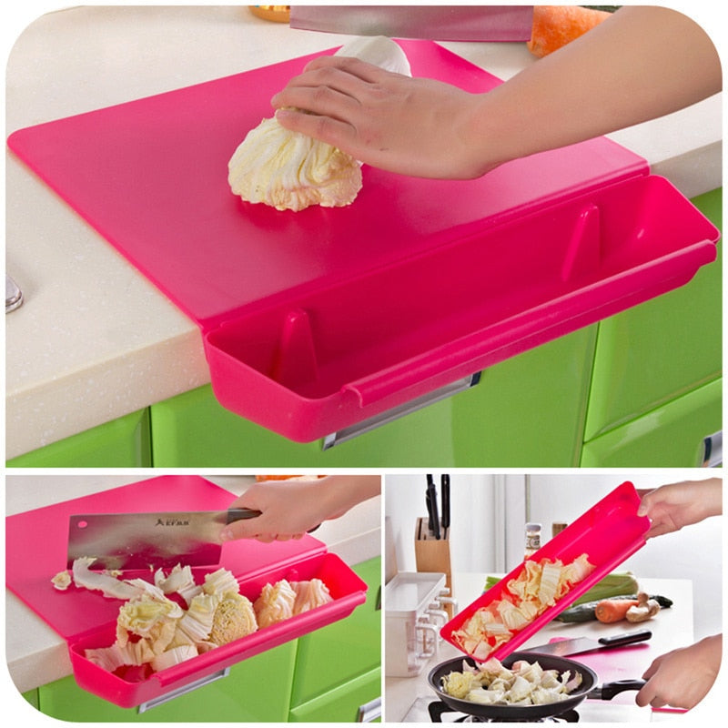 2 in 1 Plastic Chopping Board – PutOnApron