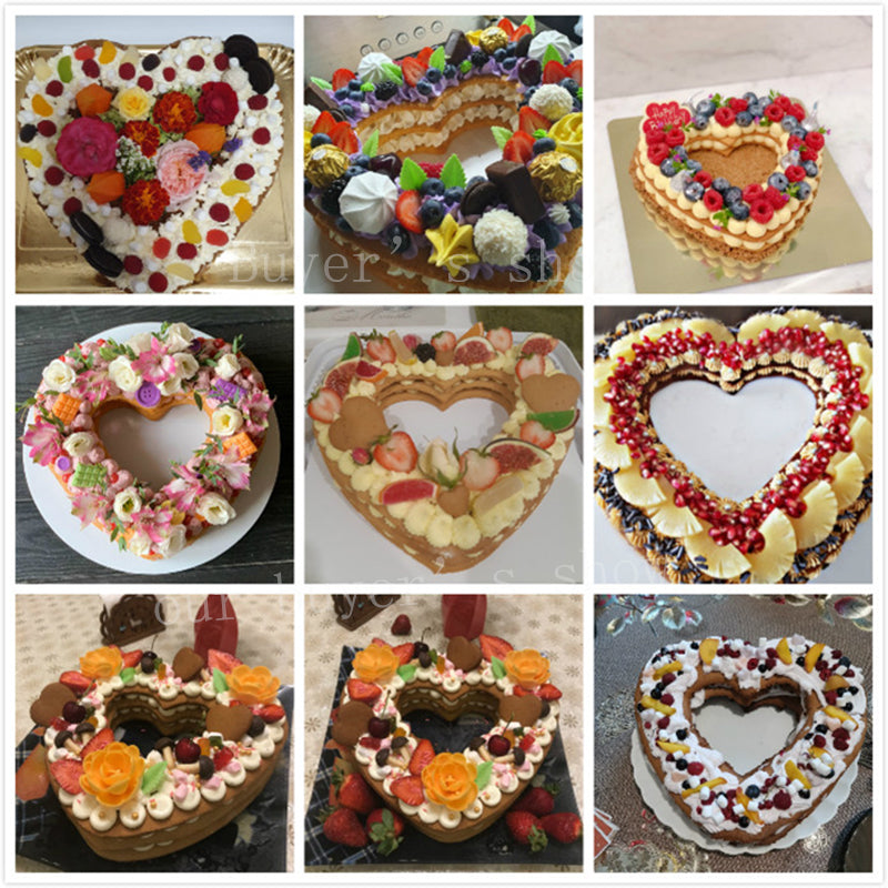 Heart Shape Cake Plastic Mold – PutOnApron