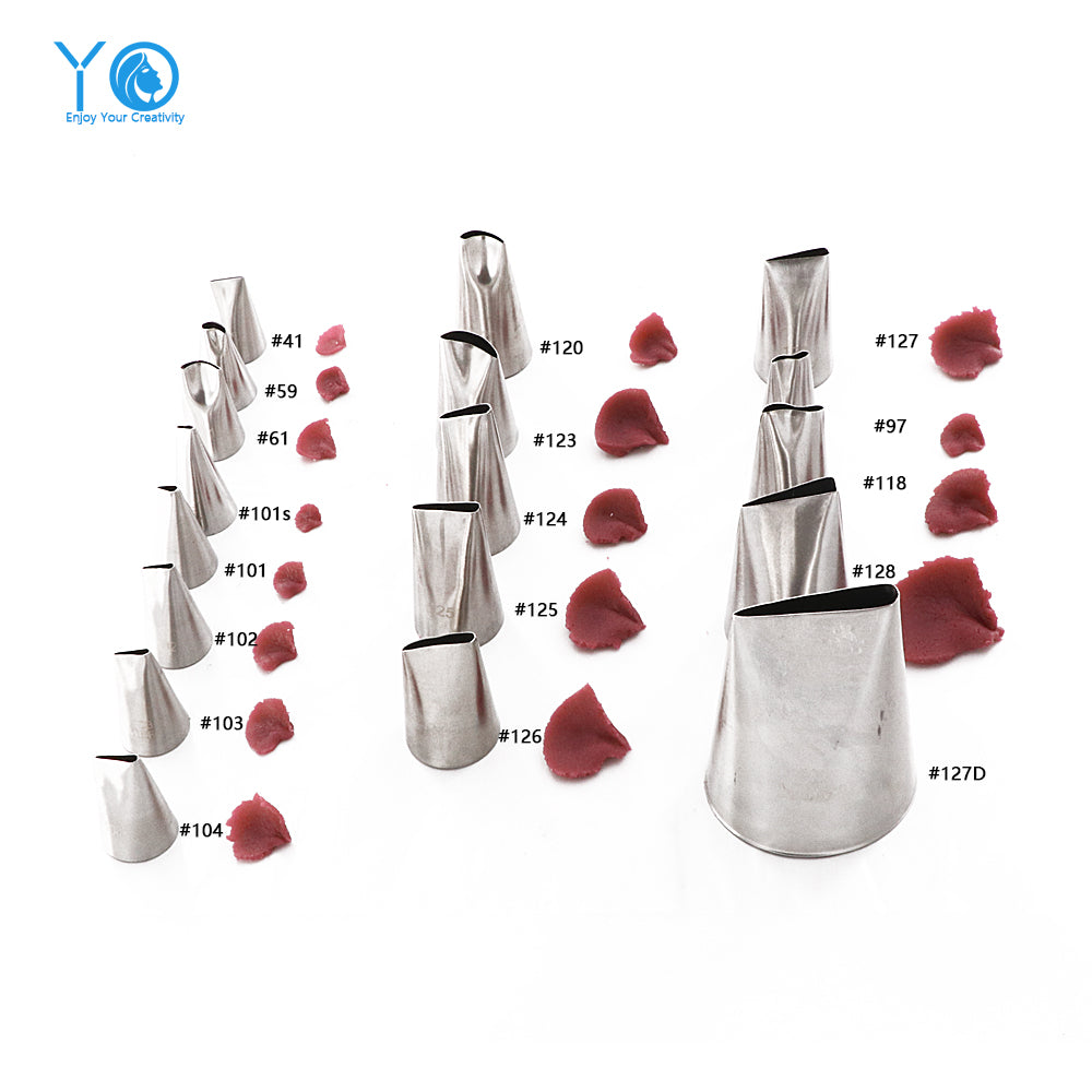Petal Piping Tip Nozzle 14pcs set – PutOnApron