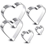 Heart Cookie Cutter Set of 5 Pieces