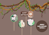 Jungle Cake Toppers