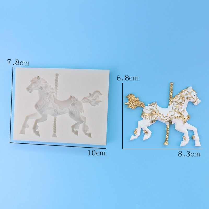 Carrousel Horse Silicone Mold – Oh Sweet Art!