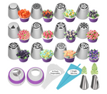 Russian Piping Tips Flower & Leave 27pcs set