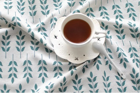 Leaf Design Tea Towel Napkins