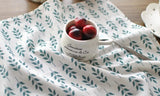 Leaf Design Tea Towel Napkins