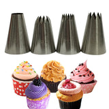 Large Russian Icing Piping Pastry Nozzle 5pcs / Set