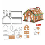 Gingerbread House Stainless Steel Cookie Cutters