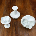 3Pcs/set Bow Knot Embossed Stamp