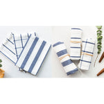 10 Pcs Striped Towel Napkin