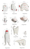 Cartoon Animal Ceramic Dishes