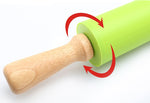 Rolling Pin with Wooden Handle Dough Roller