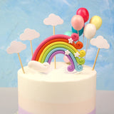 Rainbow Cake Topper Decorations