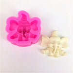 Cute Elephant Silicone 3D Mould