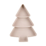 Christmas Tree Shape Snacks Plastic Plates