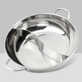 Stainless Steel Divided Pot 38cm
