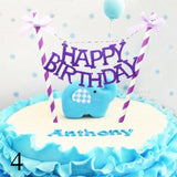 Bowknot Happy Birthday Cake Topper