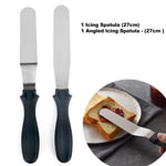 Set Turntable Pastry Spatulas Nozzle For Cake