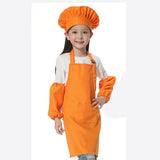 Child Apron with Sleeve & Hat