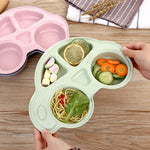 Wheat Straw Plates for Kids