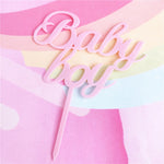 Baby Girl And Boy Cake Toppers