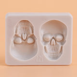 3D Skull Fondant Chocolate Mold