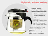 Heat Resistant Glass Teapot Chinese Kettle