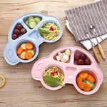Wheat Straw Plates for Kids