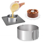 Retractable Cake Molds Stainless Steel