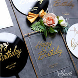 Acrylic Cake Toppers