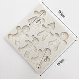 Gingerbread Christmas Silicone Mold