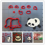 Panda and Fox Cookie Cutter
