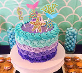Mermaid Cupcake Toppers
