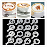 Coffee Stencils Mold 16Pcs/Pack