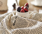 English Newspaper Style Napkin