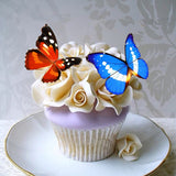 Butterflies and Flowers Cake Design