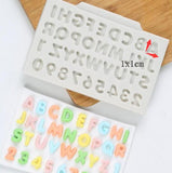 Alphabet Letters Silicone Mold