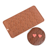 3D Silicone 24Shapes Chocolate molds