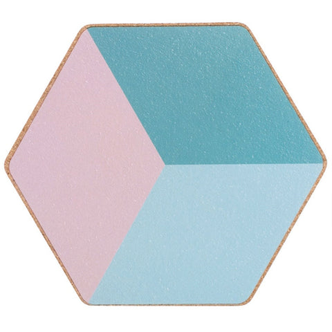 Creative Soft Wooden Geometric Placemat